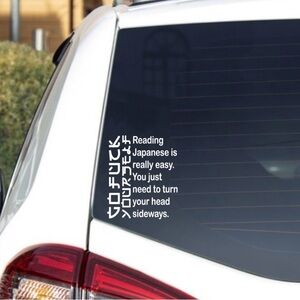 Funny Car Decal